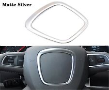 Chrome Car Steering Wheel Frame For Audi A3 A4 A6 A8 Q5 Trim Cover Sticker MATTE picture