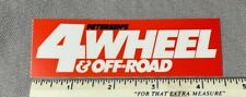4 Wheel and Off Road Magazine sticker, 70's early 80's vintage 4x4 bronco scout picture