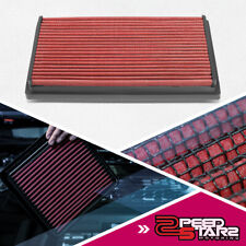 RED DURABLE DROP-IN AIR FILTER REPLACE FOR 1990-1997 FORD ESCORT PROTEGE TRACER picture