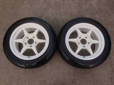 JDM Lightweight forged Buddy club P1 Racing P-1 Racing QF 15 inch 7J O No Tires picture