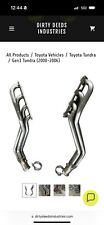 Dirty Deeds Long Tube Headers 2000-2006 Toyota Tundra 4.7L picture