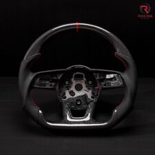 Real carbon fiber Flat Customized Sport Steering Wheel 2017-22 RS A S 3 4 5 picture