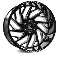 22x12 Axe Zeus Gloss Black Milled Wheel 8x170 (-44mm) picture