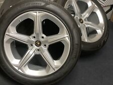 21” LAMBORGHINI URUS Factory OEM Wheels and Tires Rims Audi SQ8 Q8 Silver picture