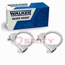 2 pc Walker Exhaust Clamps for 1978 American Motors Gremlin 3.8L 4.2L L6 up picture