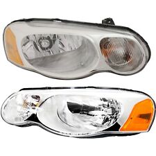 Headlight Set For 2004 2005 2006 Chrysler Sebring Left and Right With Bulb 2Pc picture
