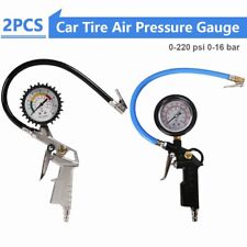 2 Pack Car Tire Pressure Gauge Pointer Tyre Air Pressure Inflator Gauge NEW/US picture
