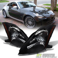 Black Headlamps For 2003 2004 2005 350Z Z33 Fairlady [HID D2S Model]  Headlights picture