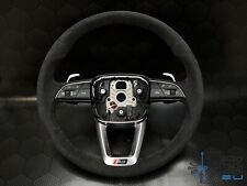 Genuine AUDI RS alcantara heated steering wheel Q3,Q7,Q8,SQ7,RSQ8 etc picture