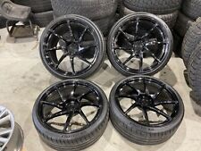 4 Signature Forged SV108 Black 20” / 21” Wheels &TIres 2017 Audi R8 513A picture