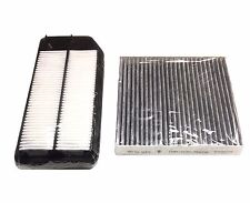 ENGINE&CARBONIZED CABIN AIR FILTER For 03-07 HONDA ACCORD 4 CYL &04-08 ACURA TSX picture