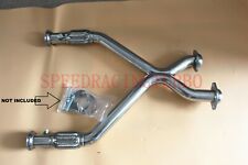 2.25″ STAINLESS STEEL DUAL EXHAUST DOWNPIPE X PIPE FOR 96-04 MUSTANG 4.6L GT RAC picture