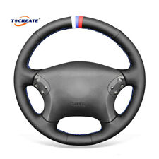 Genuine Leather Steering Wheel Cover for Benz C-Class W203 C32 AMG 2002 #2003 picture