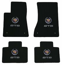 LLOYD Velourtex™ Ebony FLOOR MATS logos 4 mats - CADILLAC STS *rear wheel drive picture