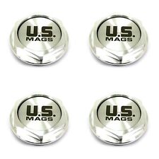 4 US Mags Machined Silver Center Caps for 5L U126 Boulevard U125 Boulevard picture