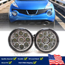 LED BUMPER FRONT FOG LIGHTS FOR NISSAN JUKE 2011 2012 2013 2014 REPLACEMENT PAIR picture