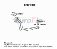 Exhaust Pipe fits SKODA FAVORIT 1.3 Front 90 to 93 EuroFlo Quality Guaranteed picture