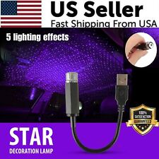 USB Car Interior Roof LED Star Light Atmosphere Starry Sky Night Projector Lamp picture