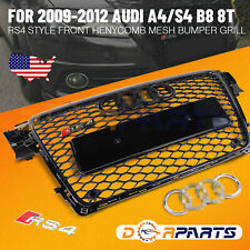 Honeycomb Sport Mesh RS4 Style Hex Grille Grill fits for 09-12 Audi A4/S4 B8 8T picture