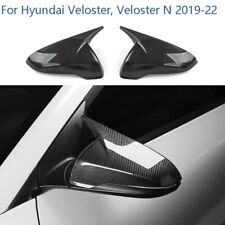 Carbon Black Door Rearview Mirror Cover Trim Caps For Hyundai Veloster N 19-22 picture