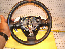 Mazda 2004 RX8 coupe AUTO Black orange stitch steering 1 Wheel /shifter paddles picture