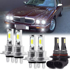 For Jaguar XJ8 1998-2003 Combo 6x LED Headlight High/Low + Fog Light Bulbs Kit picture