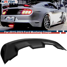 For 2015-2024 Ford Mustang Coupe GT Style Gloss Black Rear Trunk Spoiler Wing picture