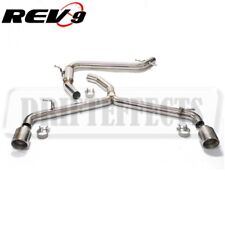 For VW Golf GTI MK6 2009-14 Turbo Rev9 Stainless Straight Pipe Cat-Back Exhaust picture