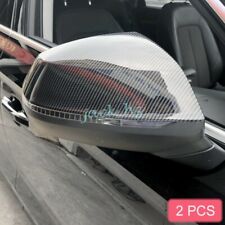 Carbon Fiber Side Rearview Mirror Cover For 2017-2022 Audi Q5 SQ5 Sportback Q7 picture
