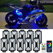 For Yamaha YZF R1 R3 R6 R7 10 Pods RGB LED Rock Lights Underglow LED Light Kit picture