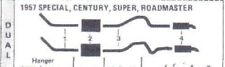 1954-1955 BUICK SPECIAL, CENTURY & SKYLARK DUAL EXHAUST SYSTEM, ALUMINIZED picture