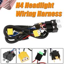 H4 LED Headlight Brightness Intensifier Wiring Harness For Dodge D150 D250 D350 picture