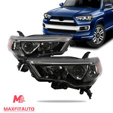 Fits Toyota 4Runner 2014-2020 Headlights Headlamps Factory Chrome Housing Pair picture