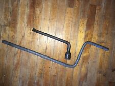 MORRIS MINOR HAND CRANK STARTER HANDLE AND WHEEL WRENCH TIRE IRON  picture