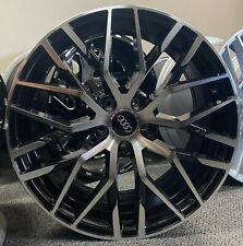 22'' inch Wheels fit Audi Q7 Q5 E-Tron Black Machine Tires A7 A8 Atlas S7 Q8 SQ5 picture