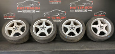 2003 MERCEDES SL500 SET OF FRONT 18X8.5 & REAR 18X9.5 5 SPOKE WHEELS & TIRES AMG picture
