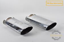 00-06 Mercedes W220 CL55 S55 AMG S500 Sport Exhaust Muffler Chrome Tips OEM picture