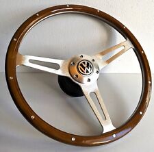 Steering Wheel Wood Vintag fits For VW Used Bus Transporter Vanagon T25 T3 80-93 picture