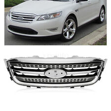For 2010-2012 Ford Taurus Front Upper Grill Grille Chrome&Silver Limited SE SEL picture