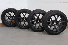 15-19 Challenger SRT8 20x9 Wheels & Tires Set of 4 (Matte Black) Curb Marks picture