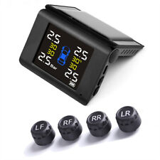 Wireless Solar TPMS Tire Pressure Monitoring System 4 External Sensors For Car picture