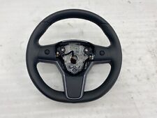 2017-2020 Tesla Model 3 M3 Steering Wheel Leather Black with Control Switch Assy picture