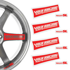 TE37SL Decal Set Vinyl Spoke Replacement Sticker For Volk Racing Rim Wheel 19