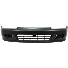 Bumper Cover For 1992-1995 Honda Civic Front Hatchback with Spoiler Holes Primed picture