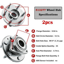 2pcs Front Wheel Hub Bearing Fitss Chevy Traverse GMC Acadia Buick Enclave 3.6L picture