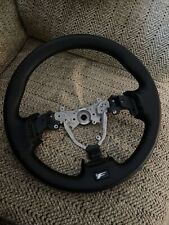 Lexus IS IS-F 13 Steering wheel fits 08-13 OEM wheel rewrapped black leather picture