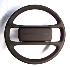 PORSCHE 944 Steering Wheel Brown 944347084084RB with Horn Pad picture