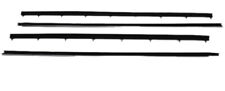 Window Sweeps Weatherstrip for 1978-1983 Ford Fairmont Futura Zephyr Black Front picture