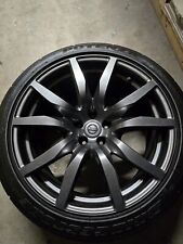 (1) 20 X 10.5 FACTORY OEM REAR NISSAN GT-R WHEEL RIM FORGED RAYS  REAR picture