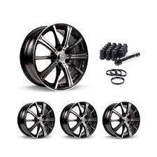 Wheel Rims Set with Black Lug Nuts Kit for 92-98 Toyota Paseo P810220 15 inch picture